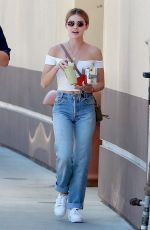 LUCY HALE at a Coffee Bean & Tea Leaf in Studio City 06/13/2018