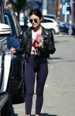 LUCY HALE Heading to a Gym in Los Angeles 06/26/2018