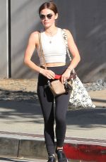 LUCY HALE Leaves a Gym in Los Angeles 06/19/2018
