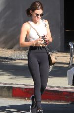 LUCY HALE Leaves a Gym in Los Angeles 06/19/2018