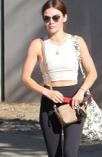 LUCY HALE Leaves a Gym in Los Angeles 06/19/2018