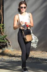 LUCY HALE Leaves a Gym in Los Angeles 06/19/2018