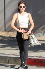 LUCY HALE Leaves a Gym in Los Angeles 06/19/2018