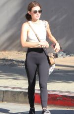 LUCY HALE Leaves a Gym in Los Angeles 06/19/2018
