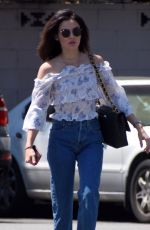 LUCY HALE Leaves a Gym in Studio City 06/25/2018