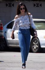 LUCY HALE Leaves a Gym in Studio City 06/25/2018