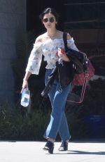 LUCY HALE Leaves a Gym in Studio City 06/25/2018