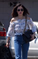 LUCY HALE Leaves a Gym in Studio City 06/25/2018