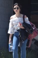 LUCY HALE Leaves a Gym in Studio City 06/25/2018