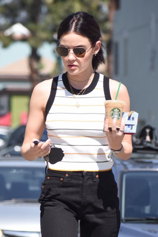 LUCY HALE Out and About in Los Angeles 06/26/2018