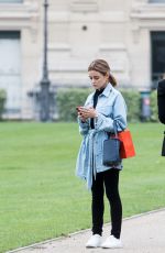 LUCY HALE Out and About in Paris 06/05/2018