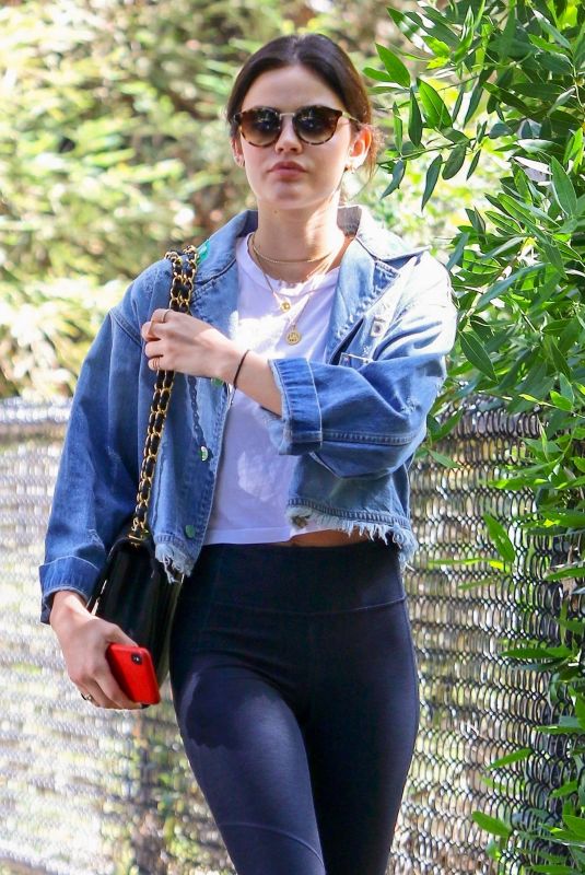 LUCY HALE Out at Griffith Park in Los Angeles 06/27/2018