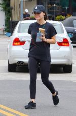 LUCY HALE Out at Starbucks for Coffee in Los Angeles 06/23/2018