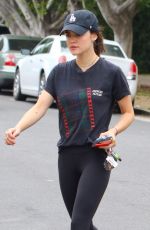 LUCY HALE Out at Starbucks for Coffee in Los Angeles 06/23/2018