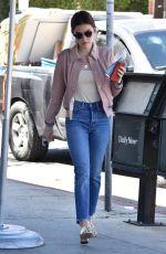 LUCY HALE Out for a Cogffee in Studio City 06/19/2018