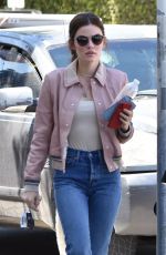 LUCY HALE Out for a Cogffee in Studio City 06/19/2018