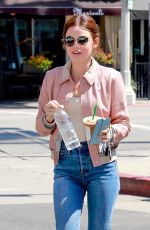 LUCY HALE Out for a Cogffee in Studio City 06/19/2018