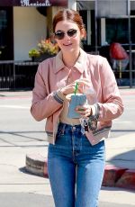 LUCY HALE Out for a Cogffee in Studio City 06/19/2018