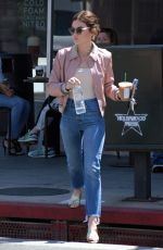 LUCY HALE Out for a Cogffee in Studio City 06/19/2018