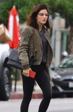 LUCY HALE Out for Breakfast in Los Angeles 06/29/2018