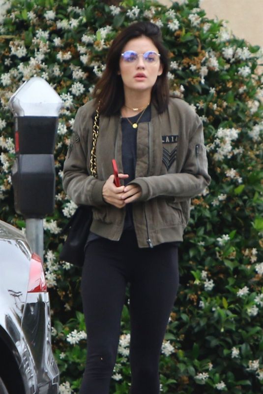 LUCY HALE Out for Breakfast in Los Angeles 06/29/2018