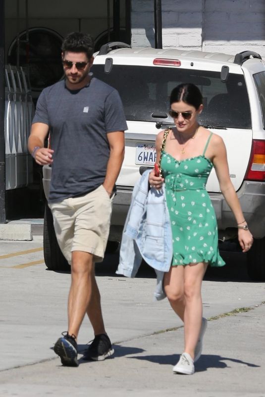 LUCY HALE Out in Los Angeles 06/27/2018