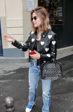 LUCY HALE Out in Paris 06/06/2018