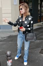 LUCY HALE Out in Paris 06/06/2018