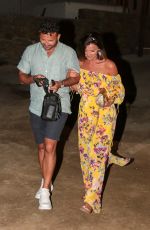 LUCY MECKLENBURGH and Ryan Thomas Night Out in Mykonos 06/24/2018