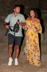 LUCY MECKLENBURGH and Ryan Thomas Night Out in Mykonos 06/24/2018