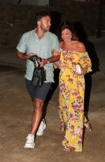 LUCY MECKLENBURGH and Ryan Thomas Night Out in Mykonos 06/24/2018