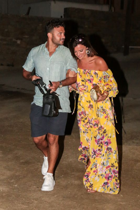 LUCY MECKLENBURGH and Ryan Thomas Night Out in Mykonos 06/24/2018