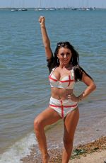 LYDIA LUCY in Bikini at a Beach at Leigh on Sea 06/26/2018