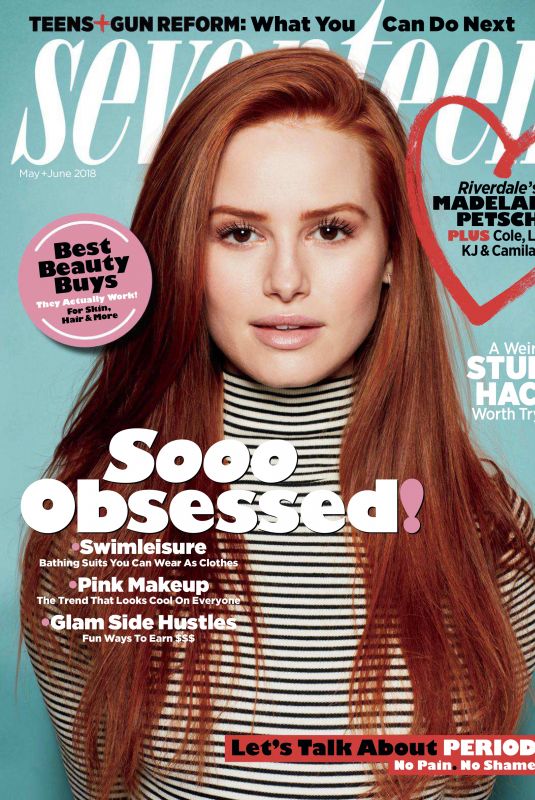 MADELAINE PETSCH in Seventeen Magazine, May/June 2018