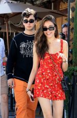 MADISON BEER and Zack Bia Out for Lunch at Il Pastaio in Los Angeles 06/11/2018