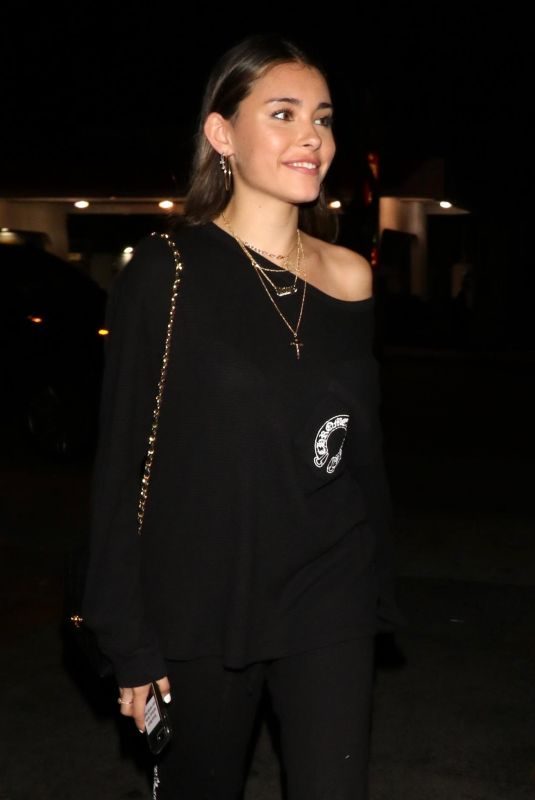 MADISON BEER Leaves Delilah in West Hollywood 06/13/2018