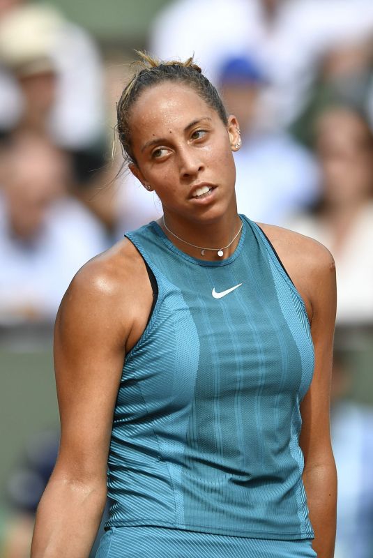 MADISON KEYS at French Open Tennis Tournament in Paris 06/07/2018