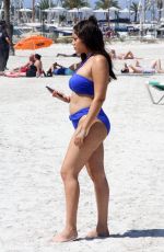 MALIN ANDERSSON in Bikini on the Beach in Majorca 06/25/2018