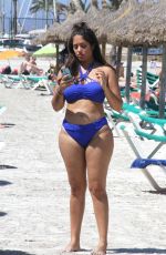MALIN ANDERSSON in Bikini on the Beach in Majorca 06/25/2018