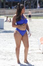 MALIN ANDERSSON in Bikini on the Beach in Majorca 06/25/2018