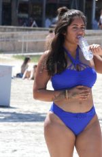 MALIN ANDERSSON in Bikini on the Beach in Majorca 06/25/2018