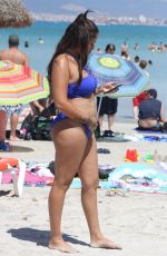 MALIN ANDERSSON in Bikini on the Beach in Majorca 06/25/2018