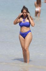 MALIN ANDERSSON in Bikini on the Beach in Majorca 06/25/2018