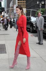 MANDY MOORE Arrives at Late Show with Stephen Colbert in New York 06/06/2018