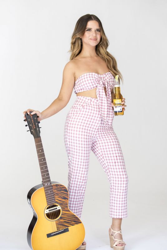 MAREN MORRIS on the Set of a Photoshoot for Corona Light in Nashville 06/18/2018