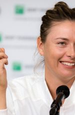 MARIA SHARAPOVA at Press Conference at French Open Tennis Tournament 06/02/2018