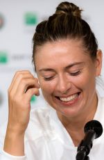 MARIA SHARAPOVA at Press Conference at French Open Tennis Tournament 06/02/2018