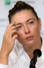 MARIA SHARAPOVA at Press Conference at French Open Tennis Tournament 06/02/2018
