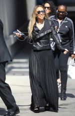 MARIAH CAREY Arrives at Jimmy Kimmel Live in Hollywood 06/06/2018