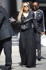 MARIAH CAREY Arrives at Jimmy Kimmel Live in Hollywood 06/06/2018
